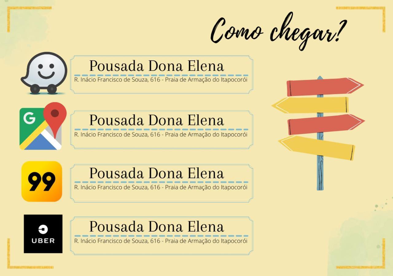 Pousada Dona Elena Penha  Kültér fotó